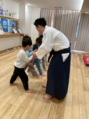 保育園にて合気道体験を実施しました