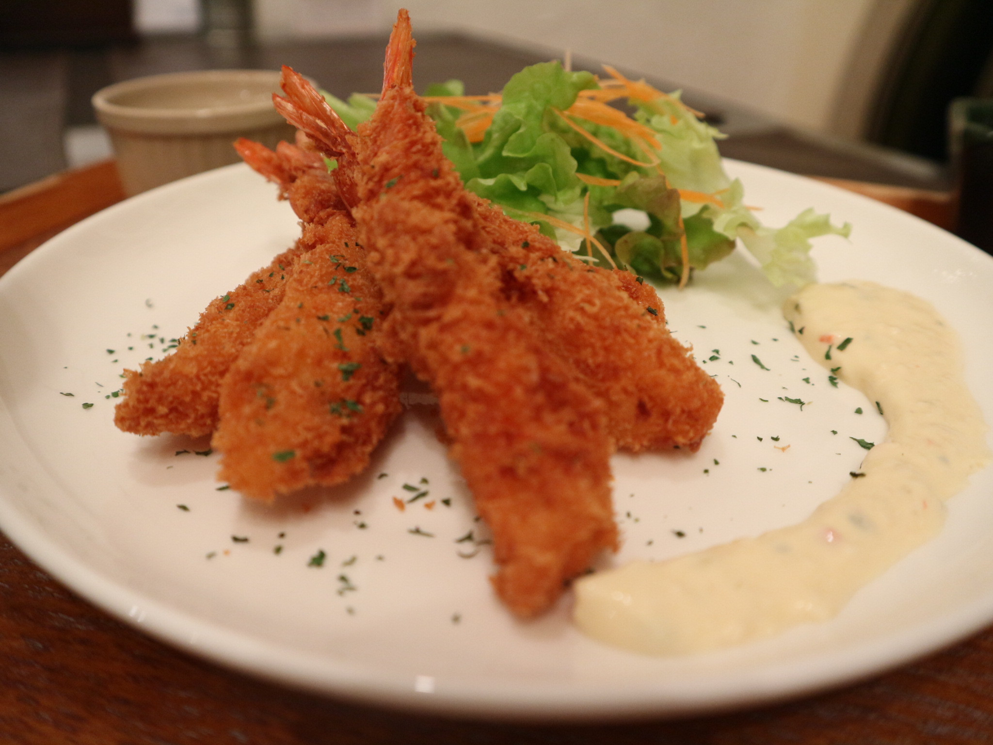 エビフライランチ カフェ キッチン コムヒー