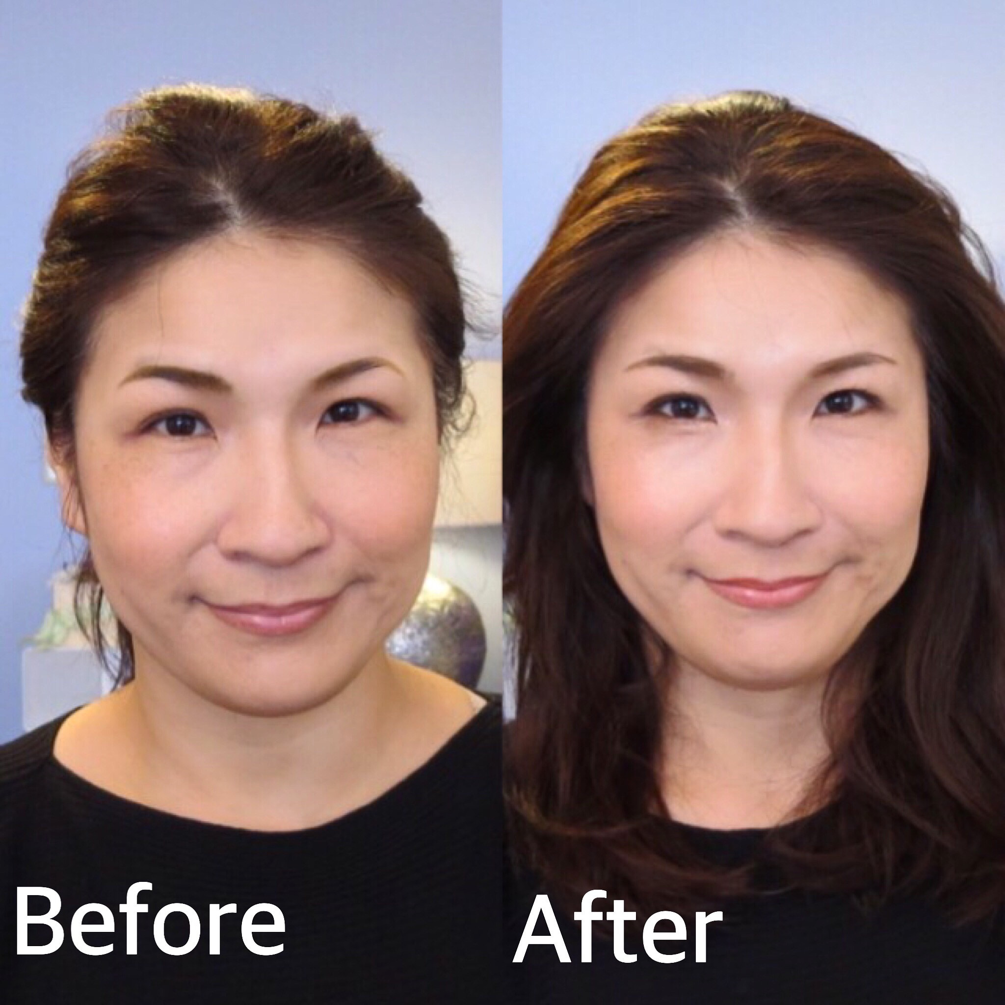 Before After 写真 &gt; 受講者様のBefore After &gt; 4ページ 40代50代からの メイク初心者専門 メイクレッスン教室