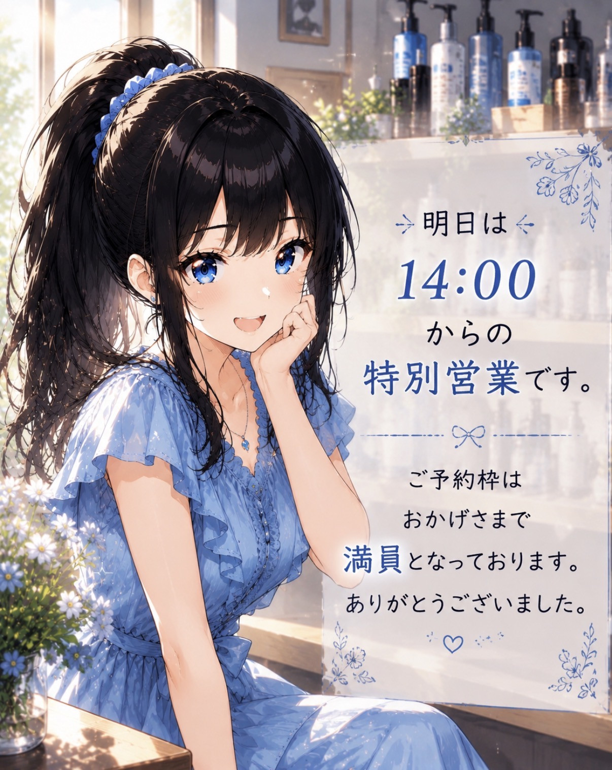 6/26(金)は14:00からの特別営業です。
