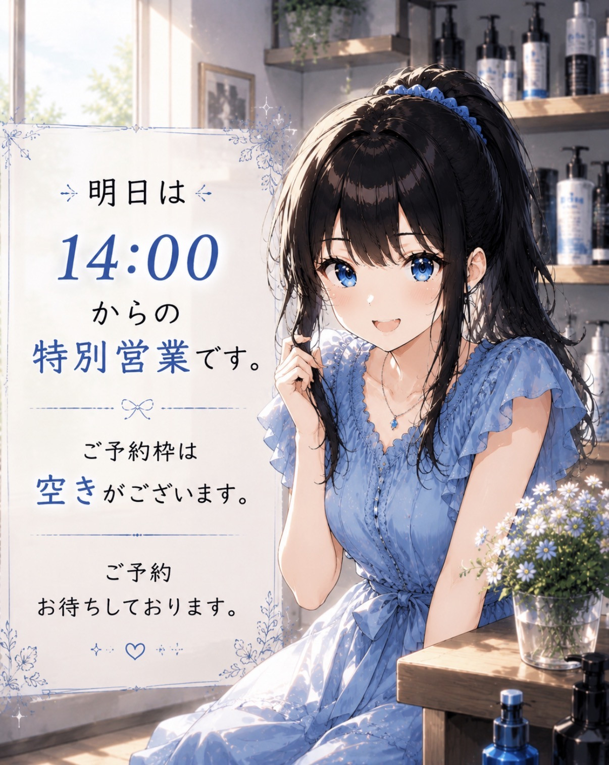 8/14(金)のご予約状況【空きございます】