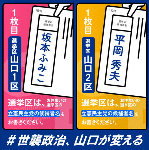 今の政治、あなたの1票で変わる、変える