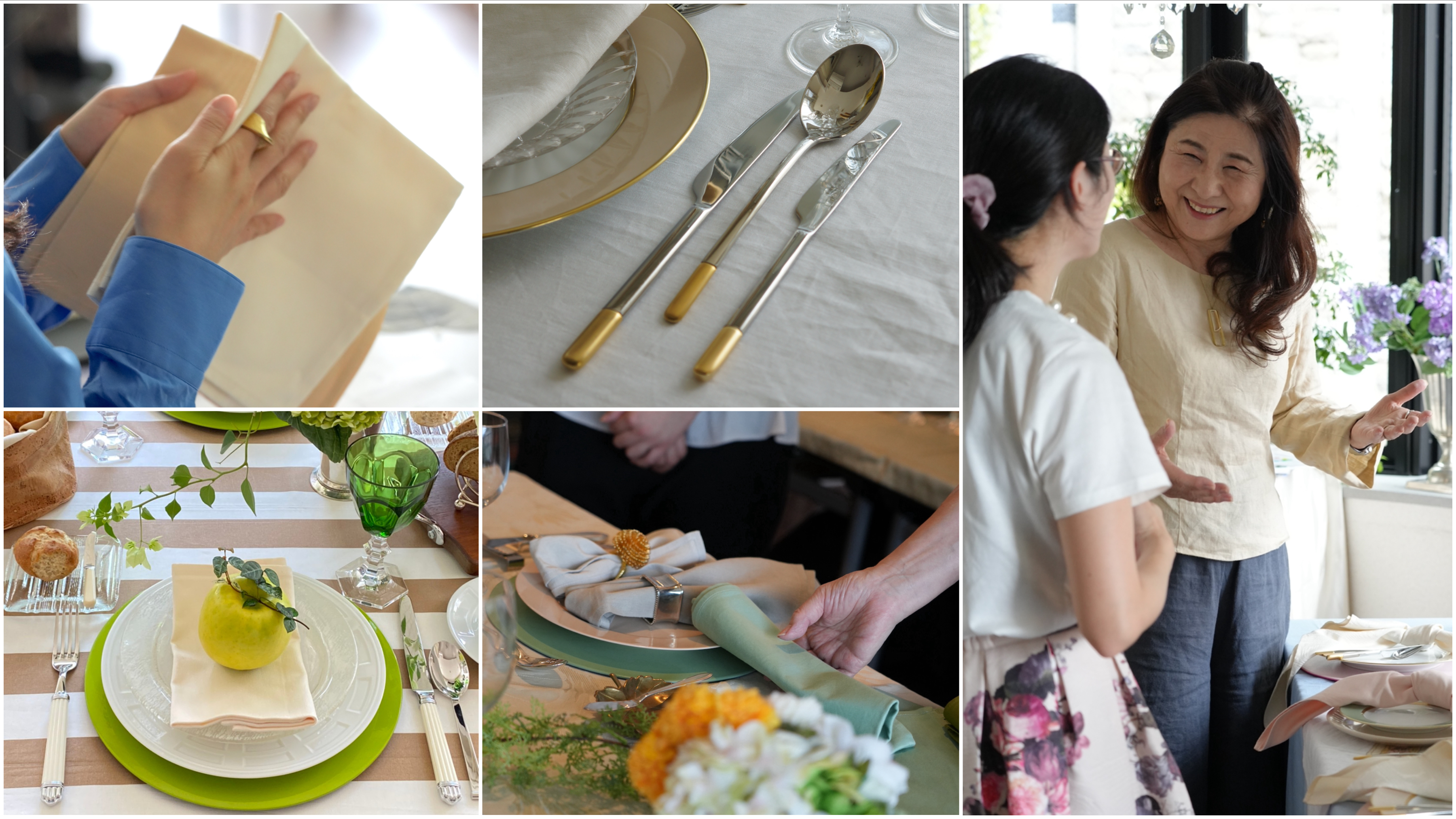 1月22日開催「はじめてのテーブルコーディネートレッスン」