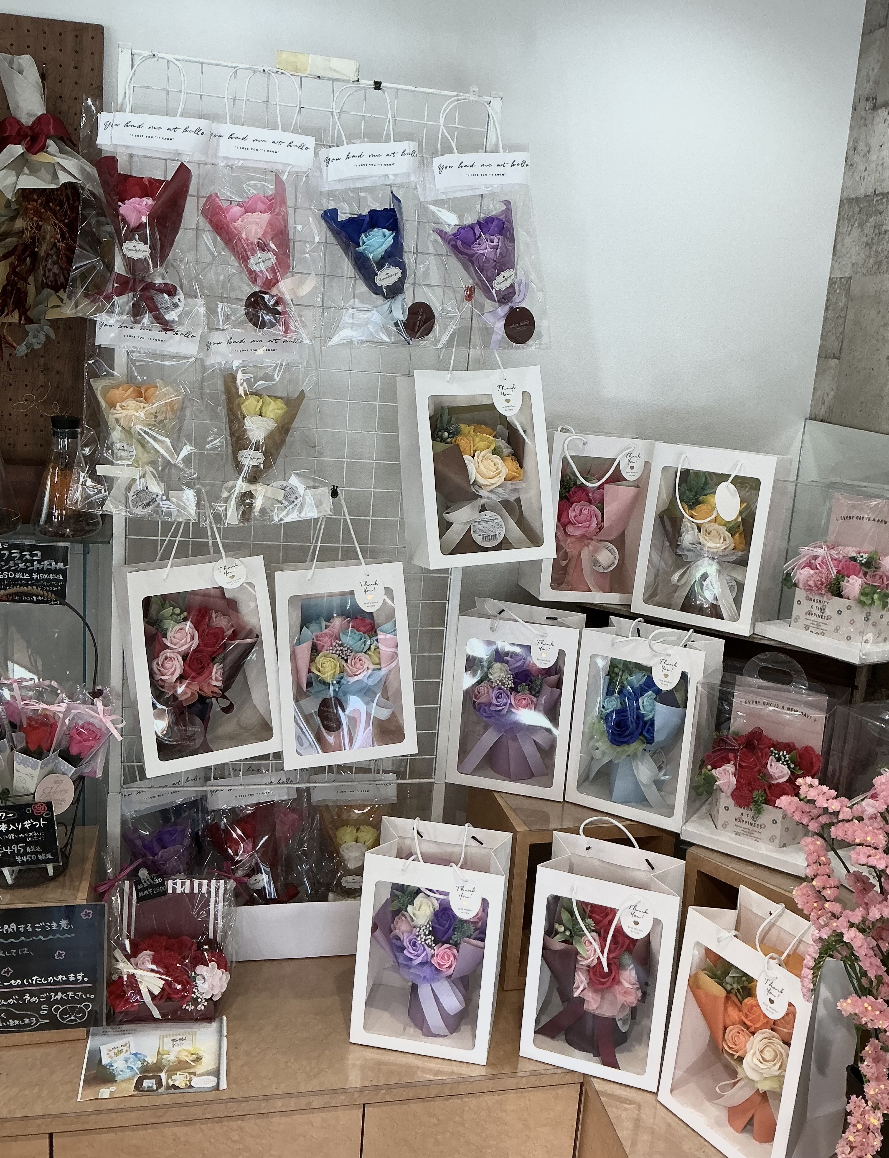 ソープフラワーがiroiro