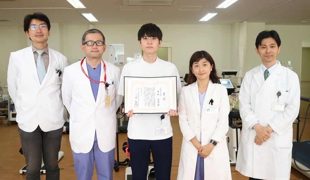 理学療法士 清水 大貴 氏、第47回日本運動療法学会 最優秀演題賞受賞