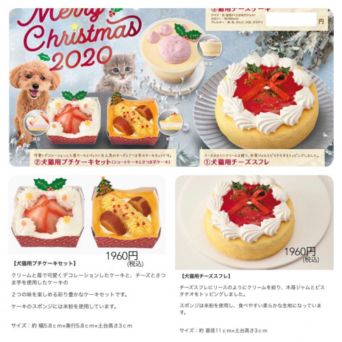 クリスマスケーキいかがですか？