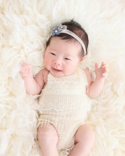 生後24日ちゃん スタジオニューボーンフォト