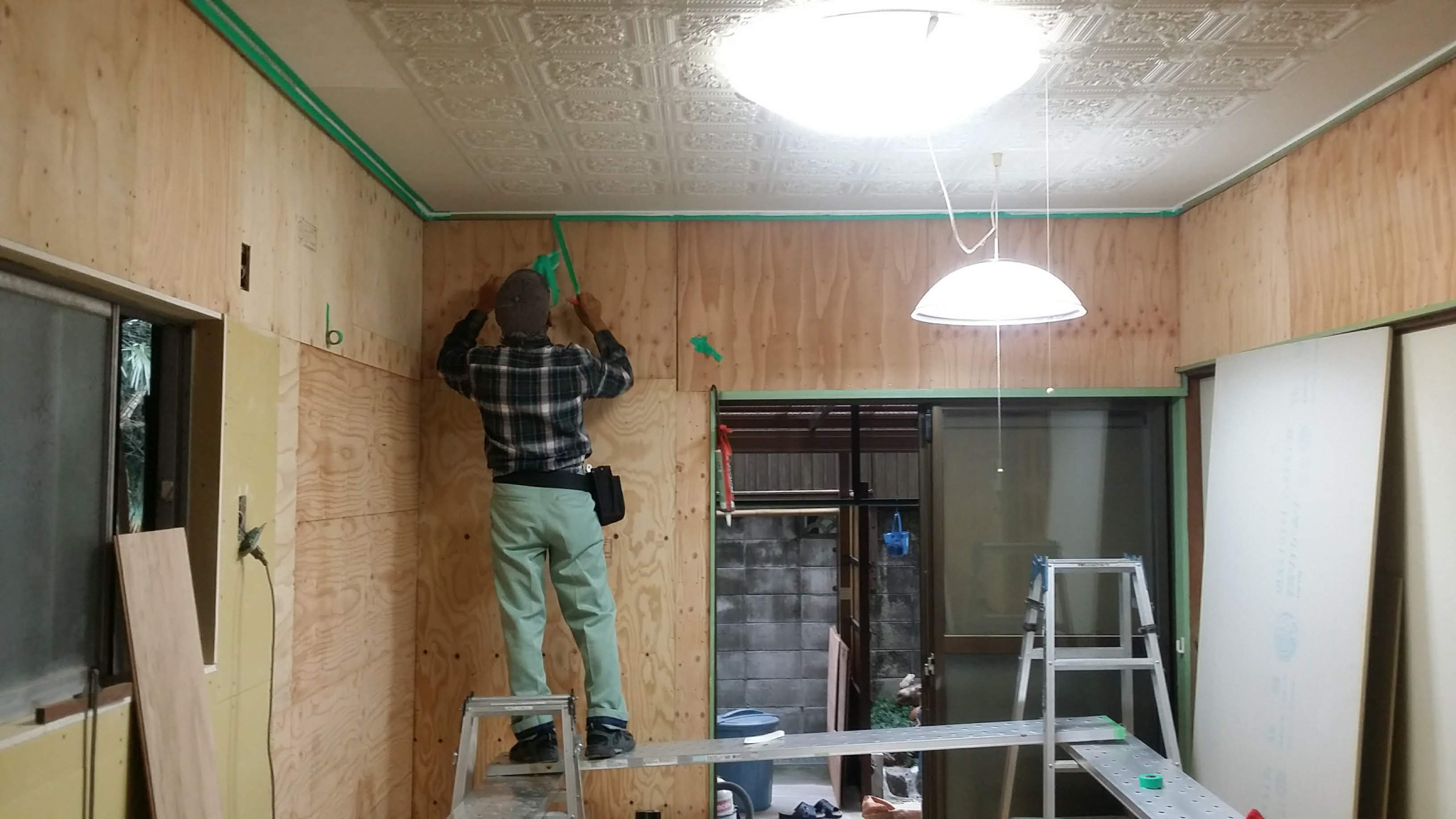 ｷｯﾁﾝ ﾘﾌｫｰﾑの木工工事　和室 洋室 天井 床 壁 