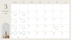 ベージュ　シンプル　2026年カレンダー　月曜始まり　月間　スケジュール　予定　カレンダー - 3.png