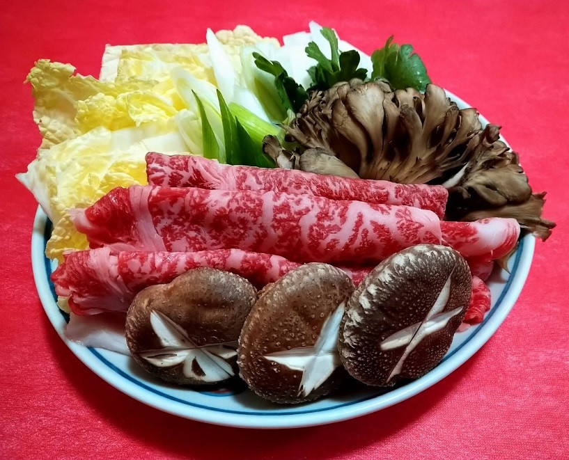 益田産の食材-すき焼き-