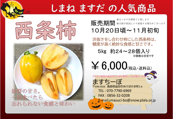 【ご予約受付中】西条柿