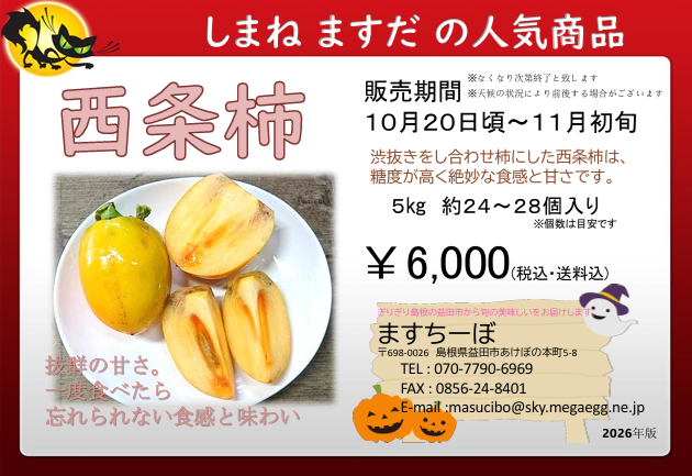 【受付中】西条柿