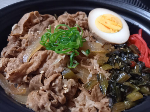 台湾屋台風 高菜牛丼