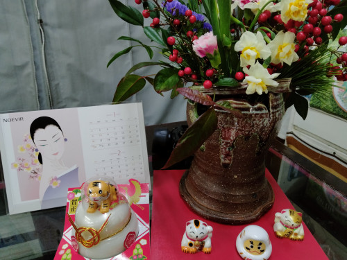 店内の花❁お正月❁