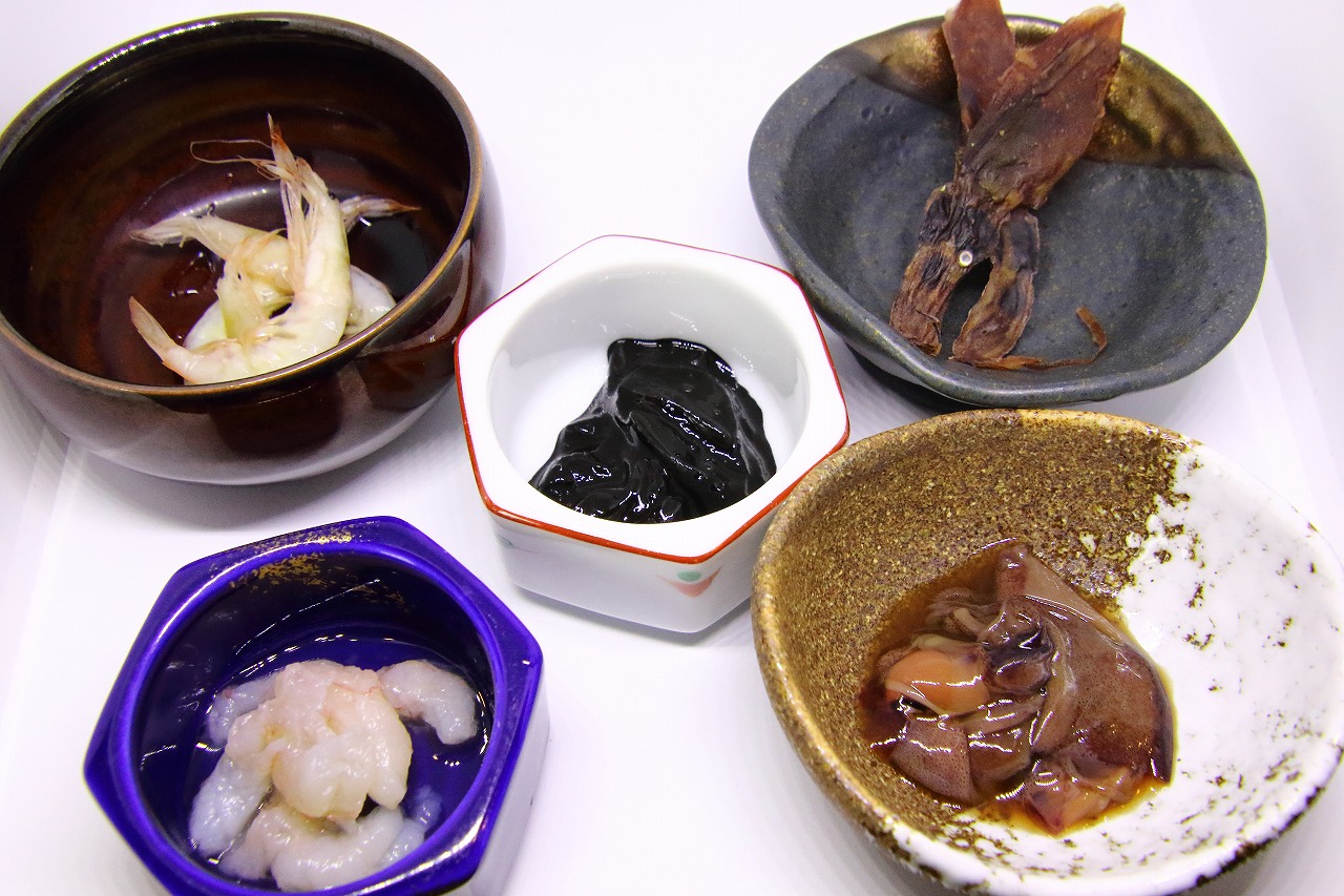 富山の珍味三種盛り