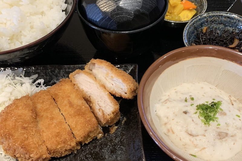 自然薯とんかつ御膳