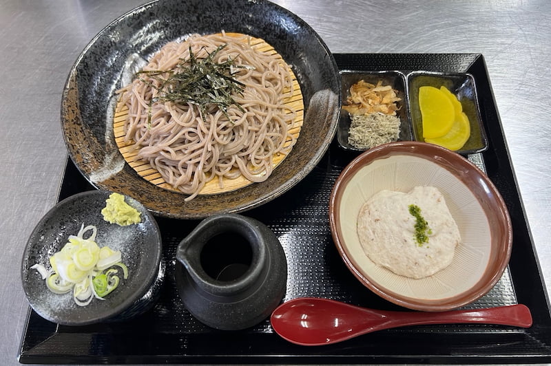 蕎麦御膳（自然薯付き）