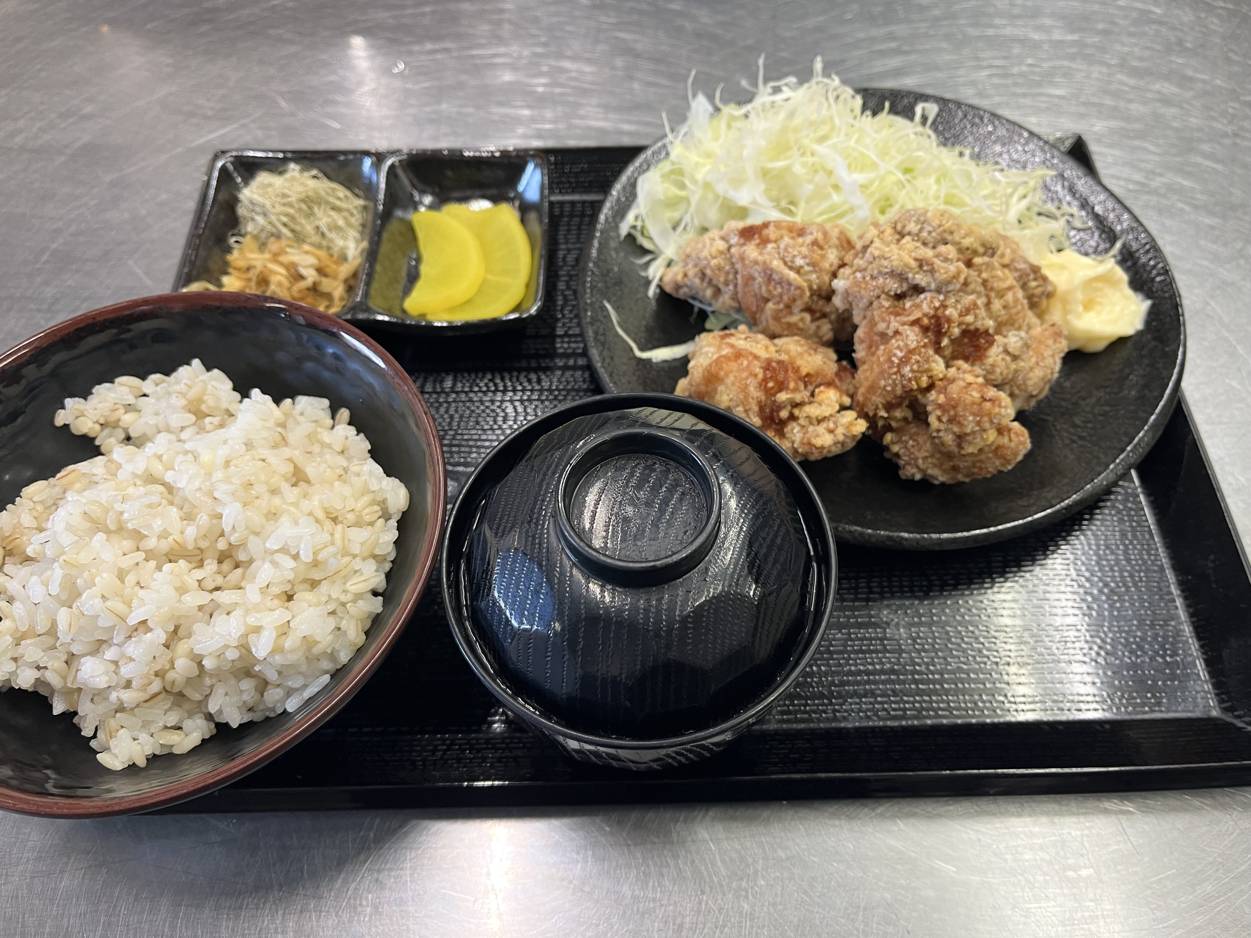 唐揚げ御膳