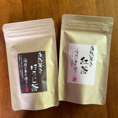 自然薯ほうじ茶と紅茶