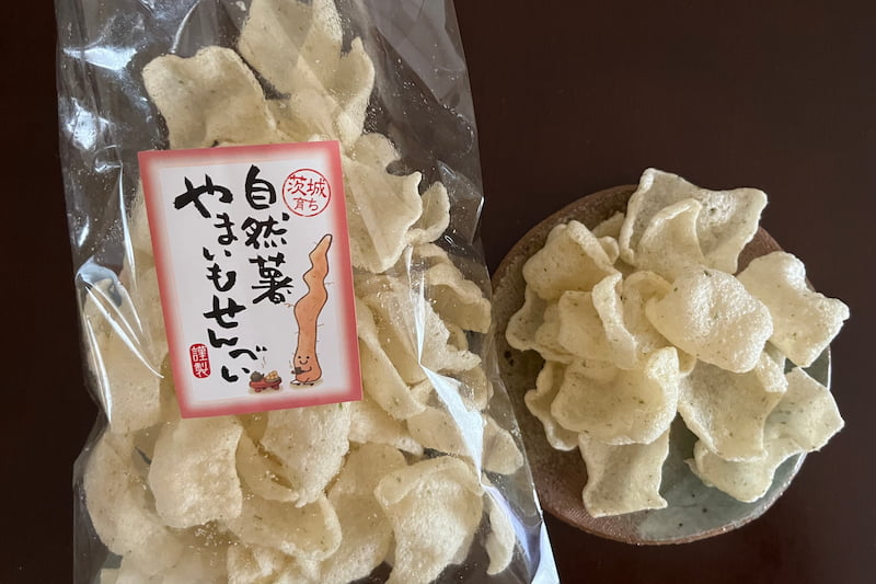 自然薯やまいもせんべい販売開始