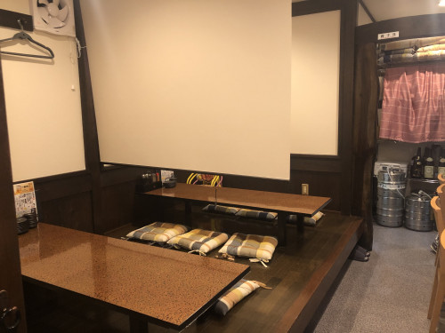 コロナ対策小上がり