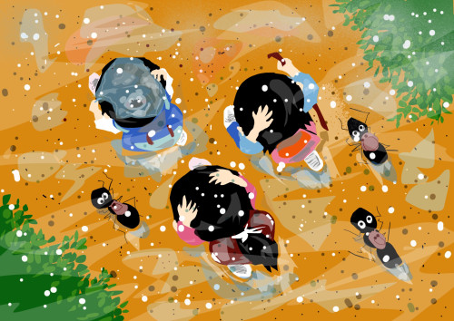 魔法の地図と子供達洞窟へ7.jpeg