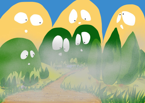 魔法の地図とこどもたちの冒険　第四話　坂の下の靄の向こうに何が見える？