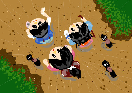 魔法の地図と子供達洞窟へ2-1.jpeg