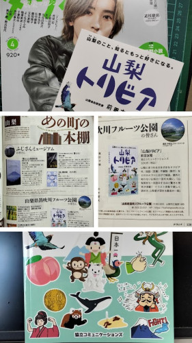 「ダ・ヴィンチ 4月号」120pに,弊社発行の前田友和著『山梨トリビア』が、掲載されました(^^)