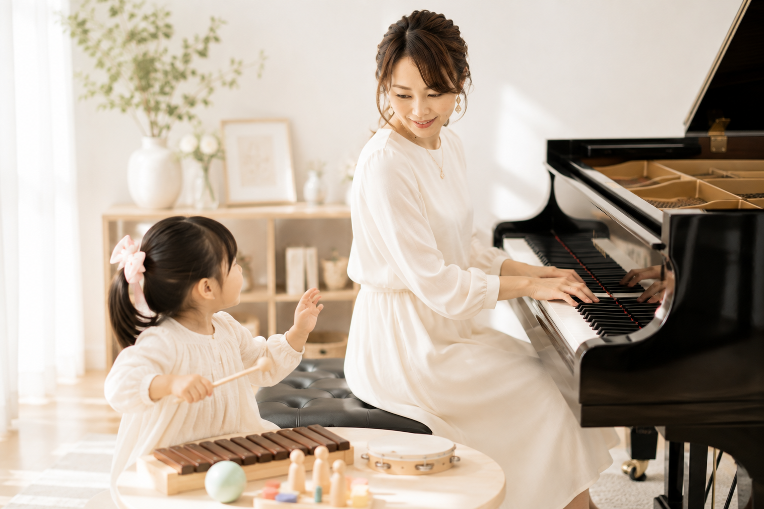 横浜 MusicRoom Grace ピアノと楽器を使った子どもの音楽療法