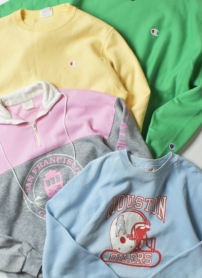 90s〜 Colorful Sweat Shirts
