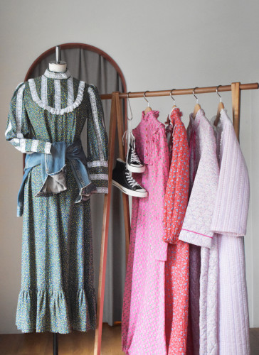 60s~ Vintage Long Dress & Quilted Dress