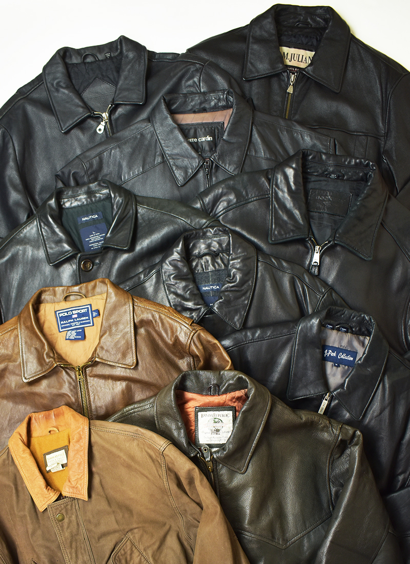 90s ~ Various Leather Jacket