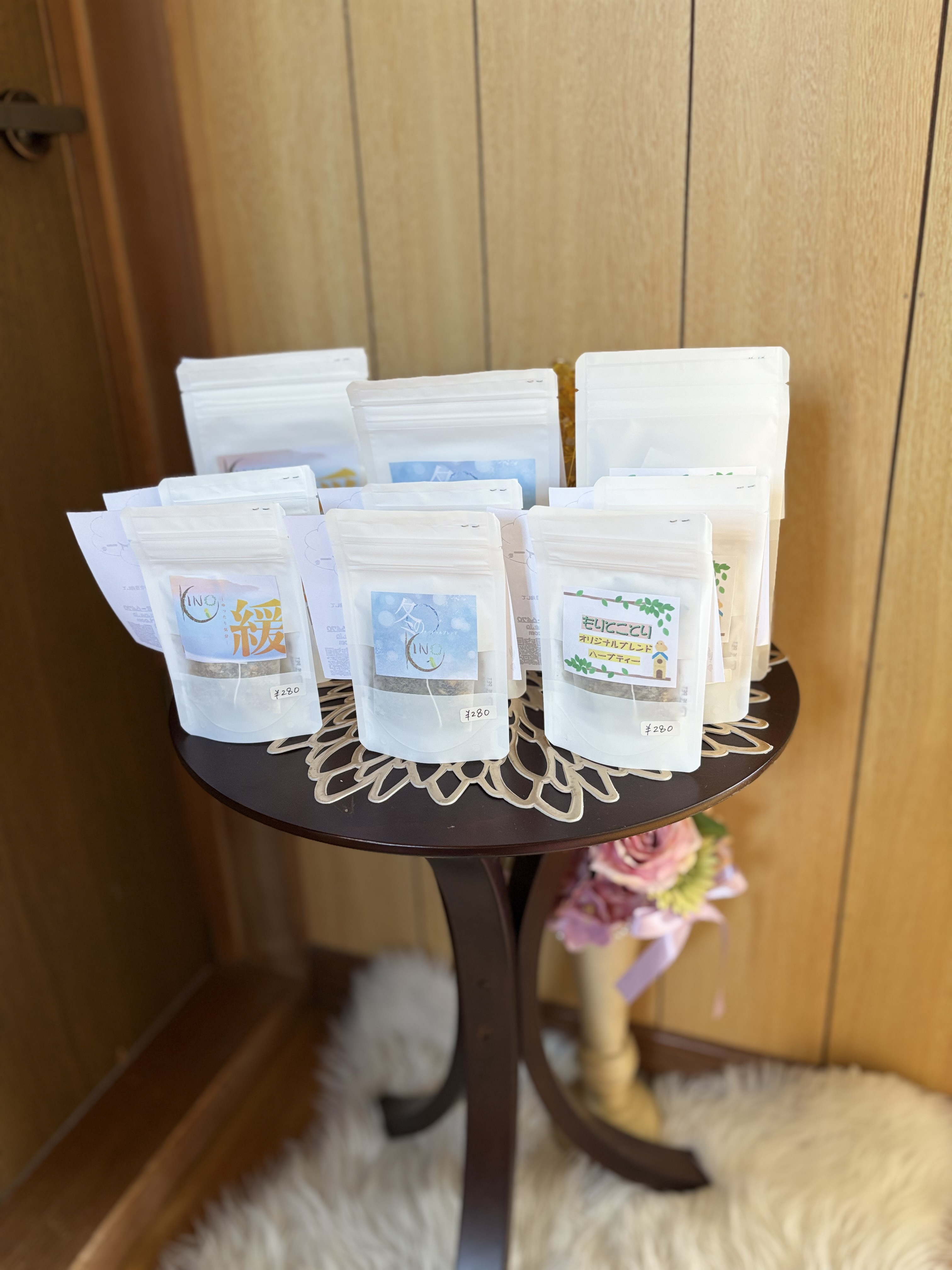 ハーブティーを取り扱ってもらえる場所が増えました