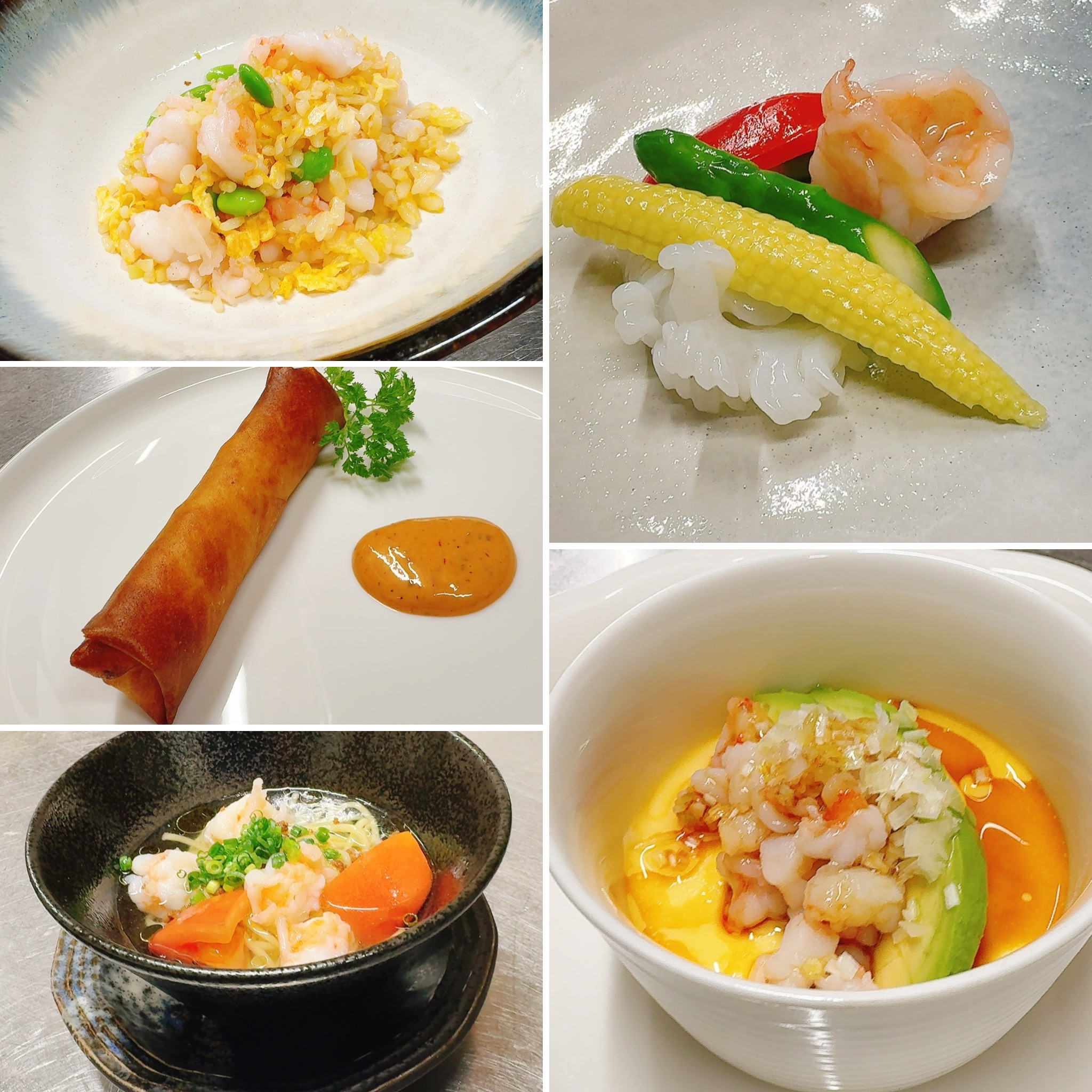 【６月17日(水)～30日(火)】　海老×旬野菜の夏コース　7,700円