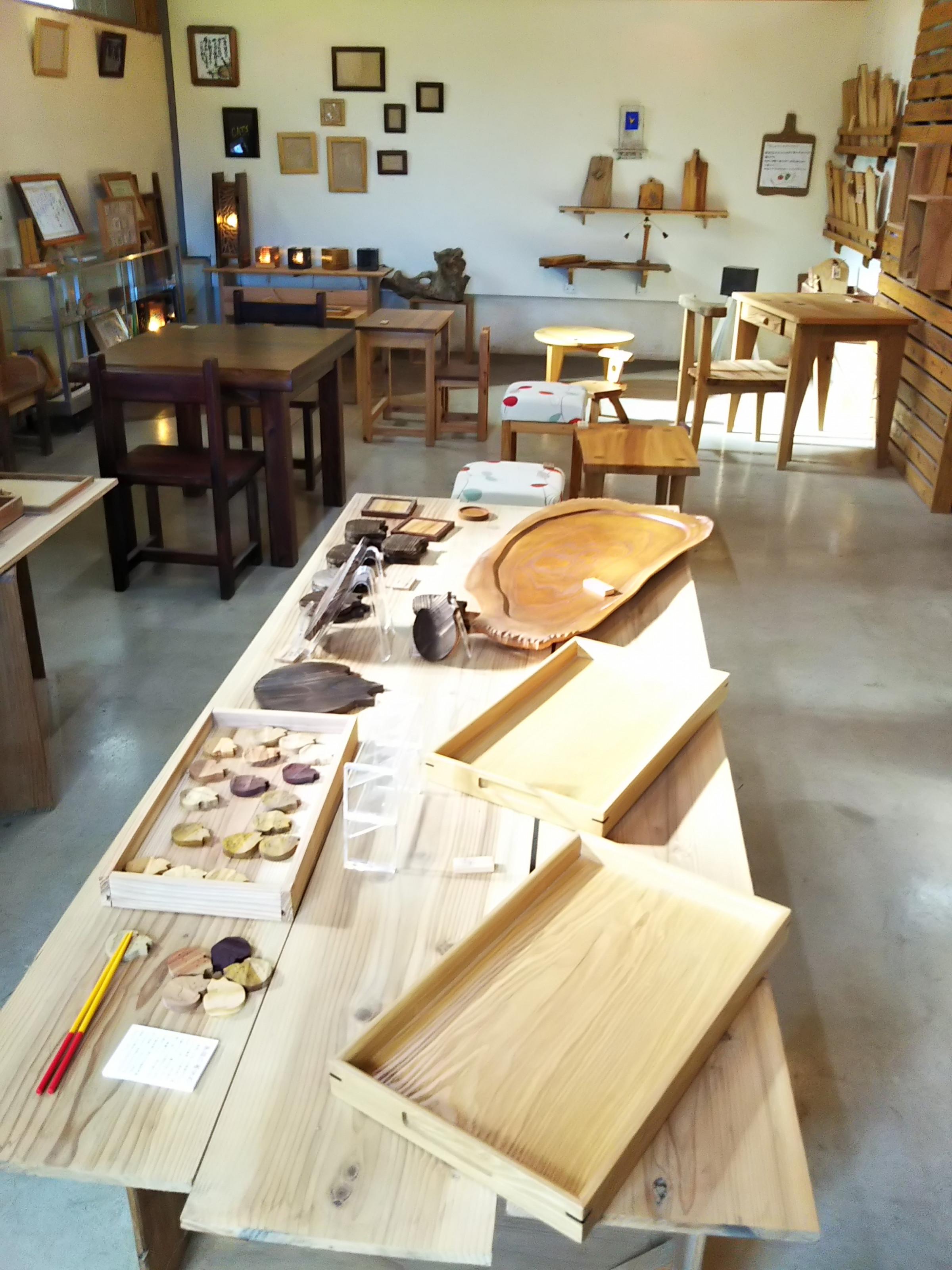 木の工房 楽樹 家具 小木工品展示販売 オーダーメイド