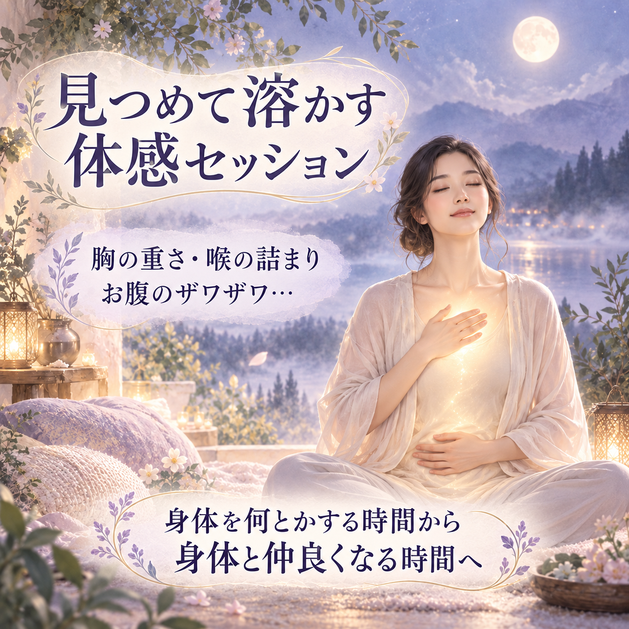 🌙 見つめて溶かす体感セッション