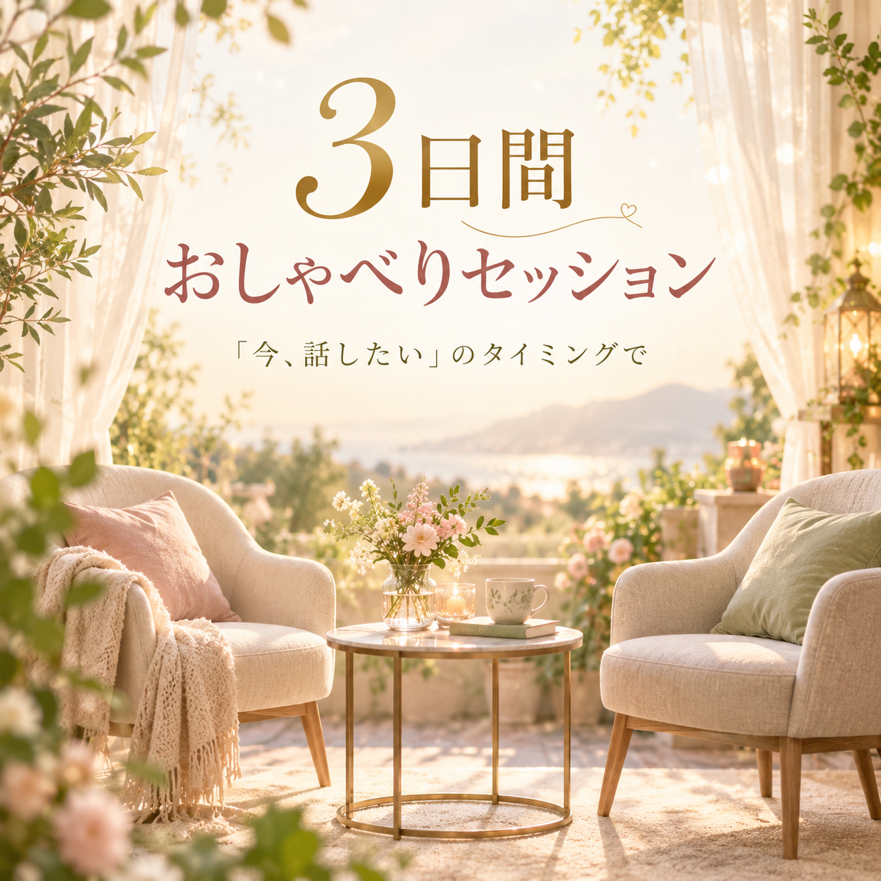 3日間 おしゃべりセッション