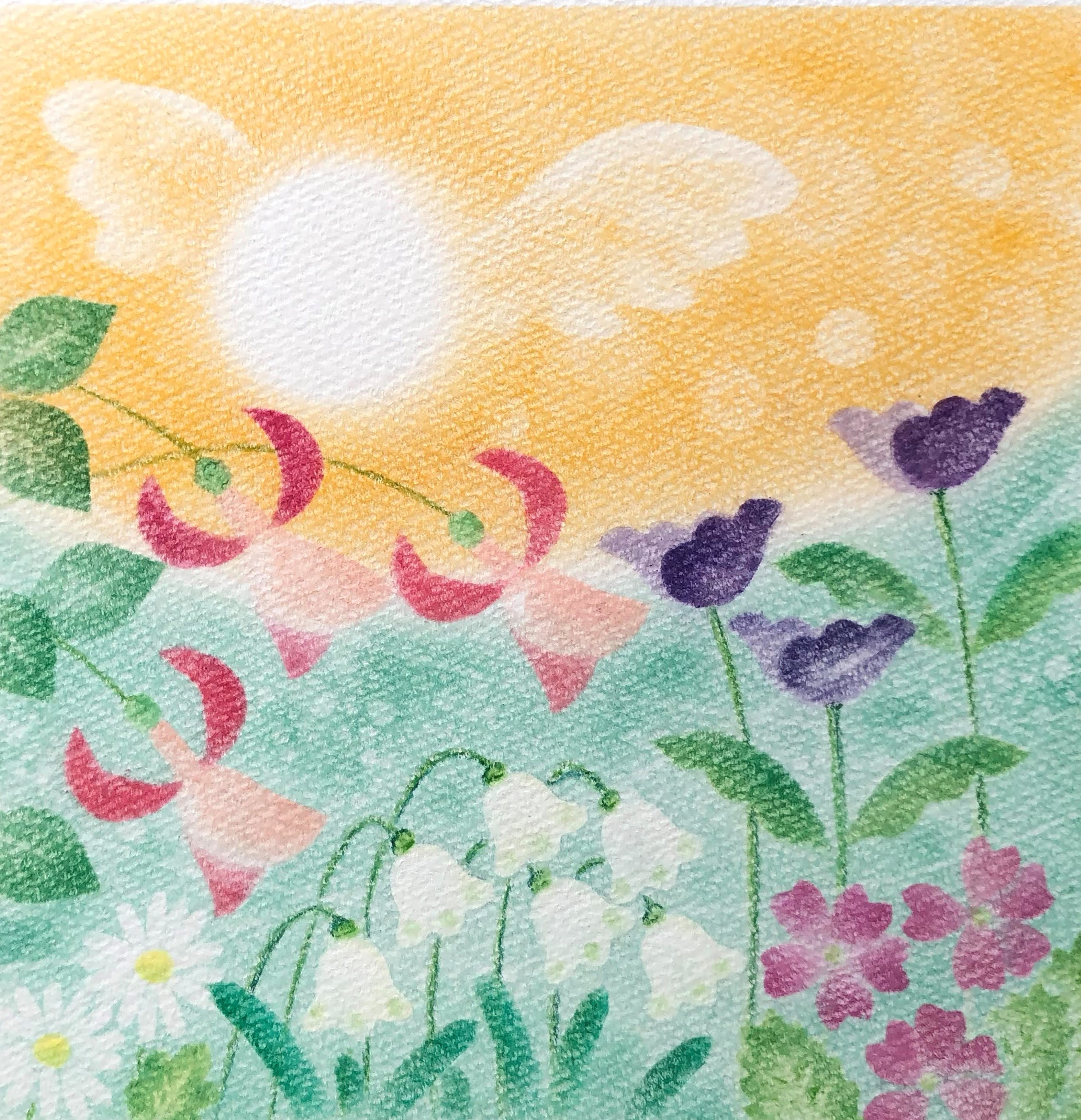 輝きの天使たち」パステルアートの本が発売となりました。 - 花 色 こころ