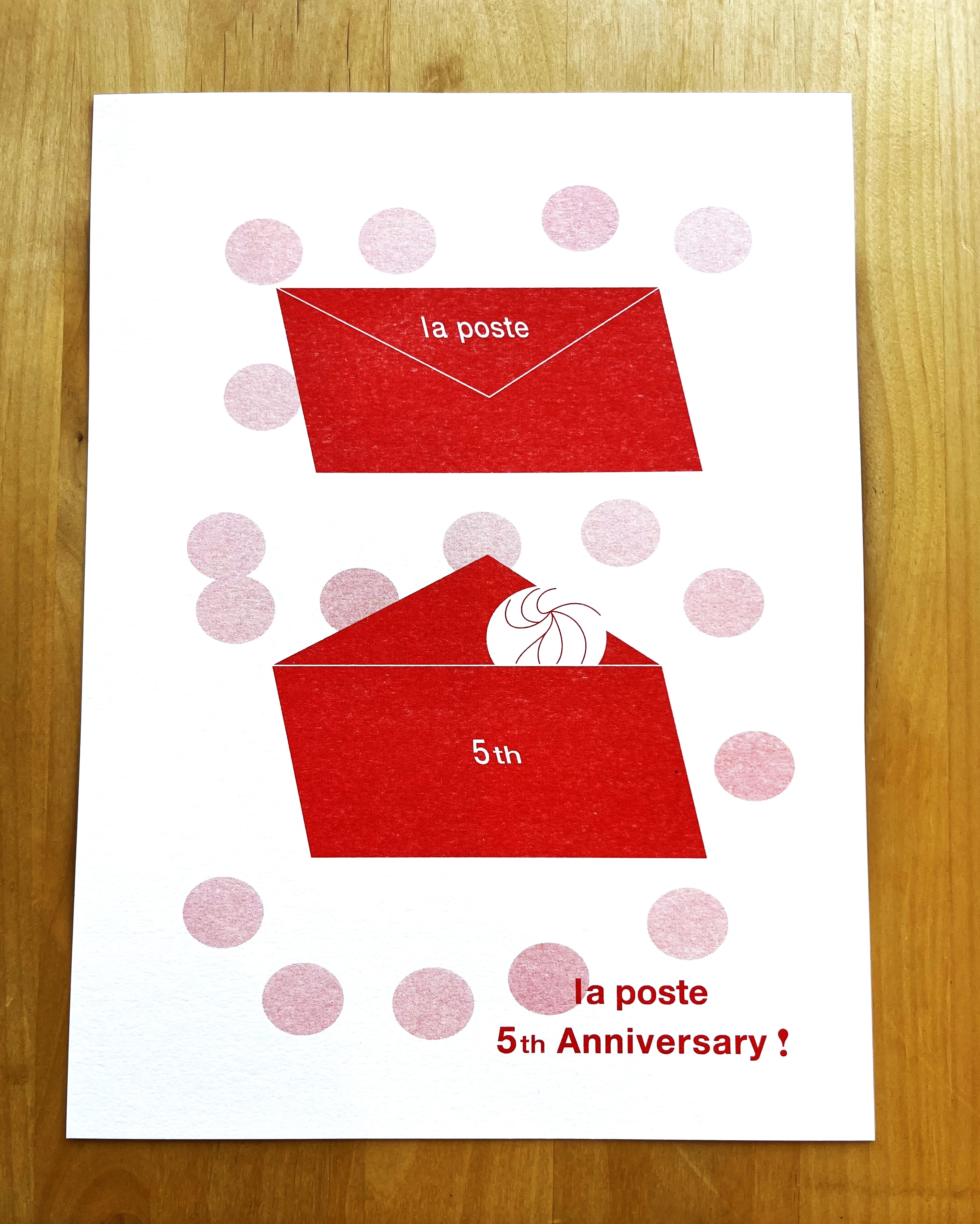 la poste ５周年記念