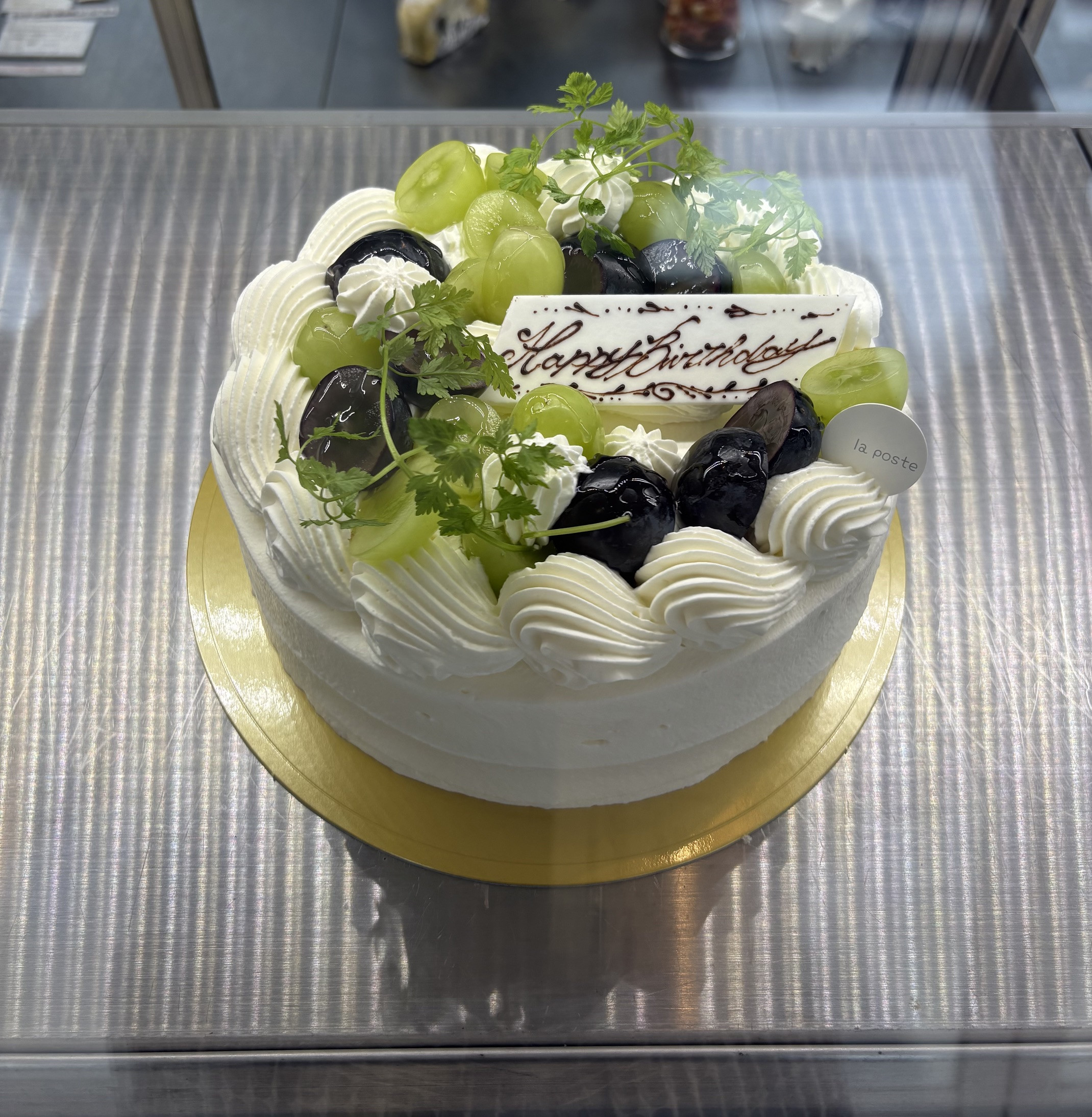 季節のショートケーキ　ぶどう