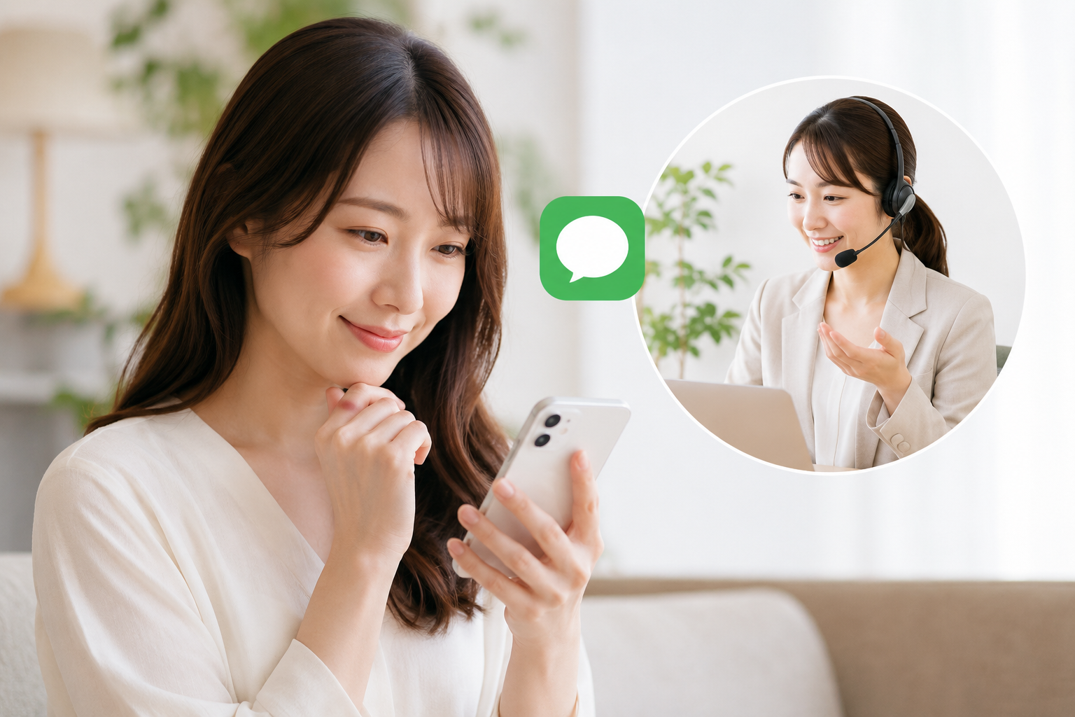 LINEとオンラインを活用した婚活サポート