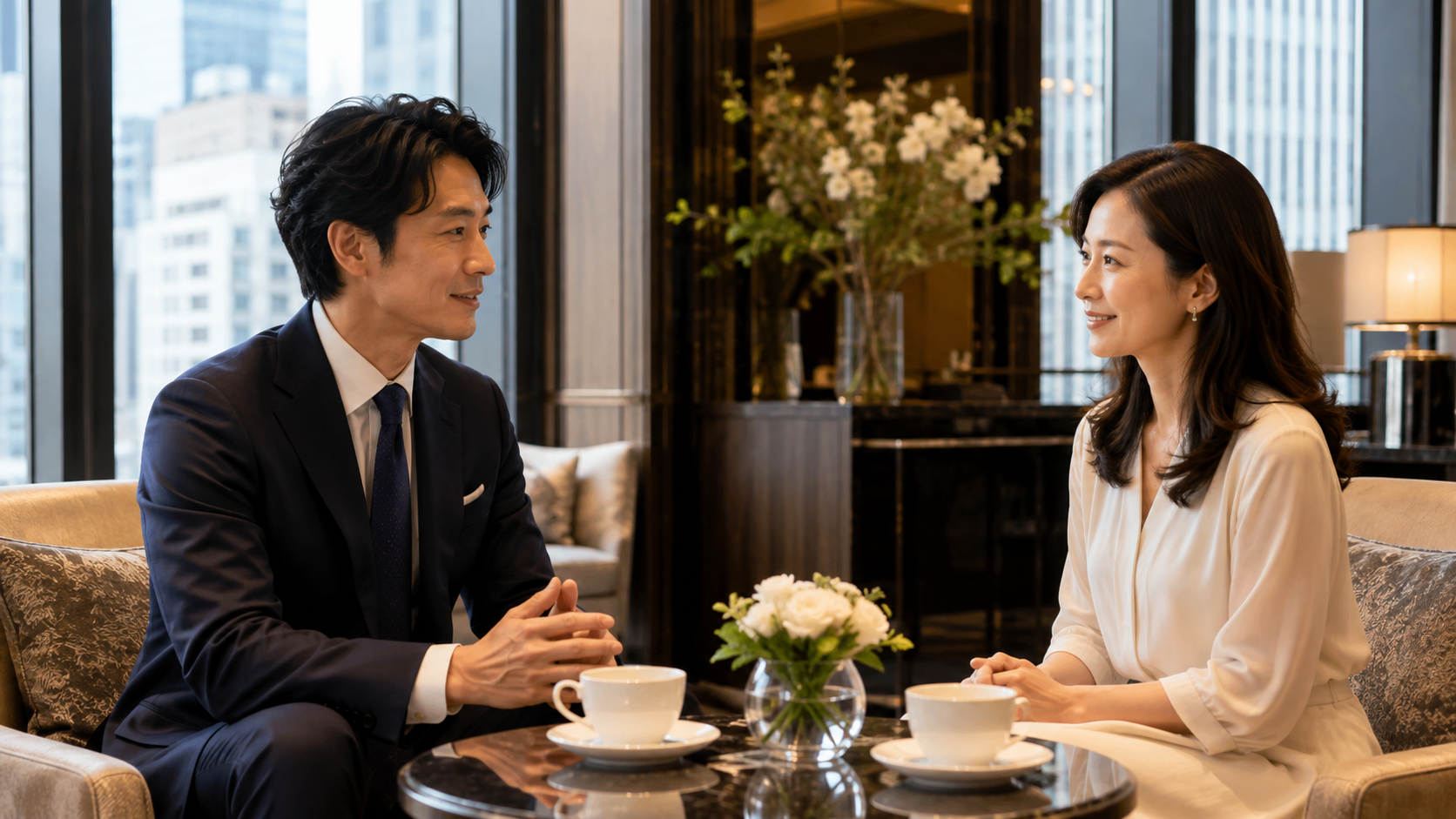 銀座で医師との結婚を考える女性の婚活イメージ