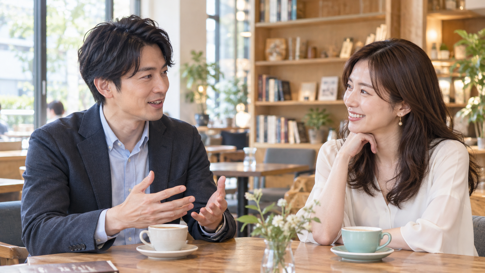 お見合いで人柄を自然に伝える大学教授・研究者の男性