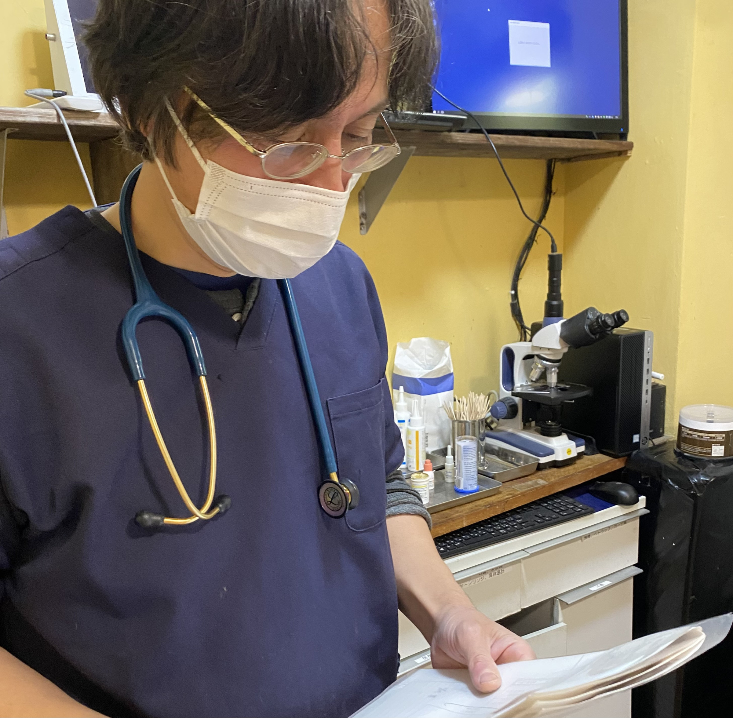 院長です。診察は基本院長が行います。