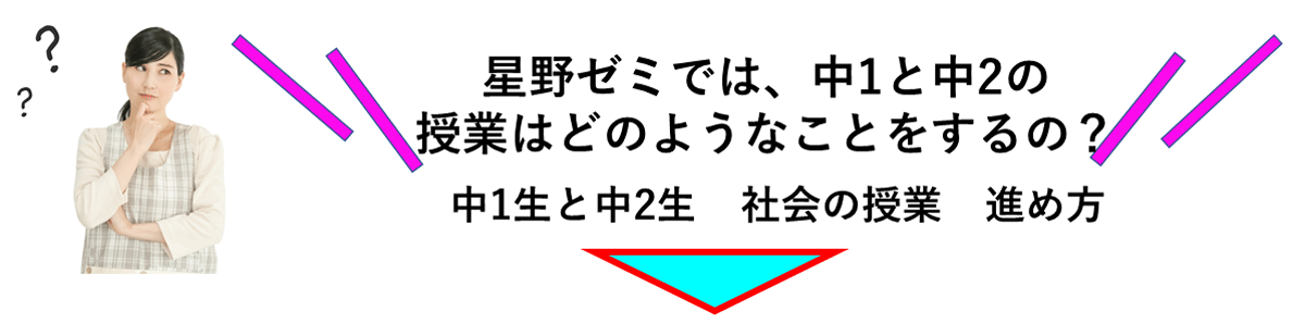 社会の授業　進め方