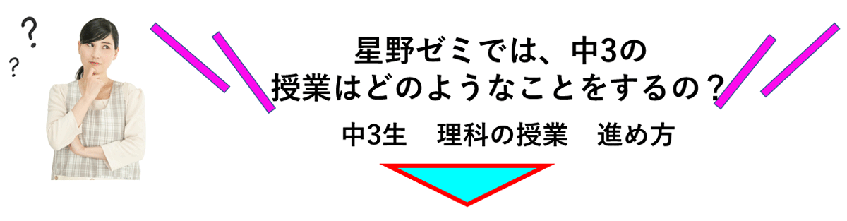 理科の授業　進め方