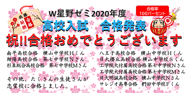 2020祝合格