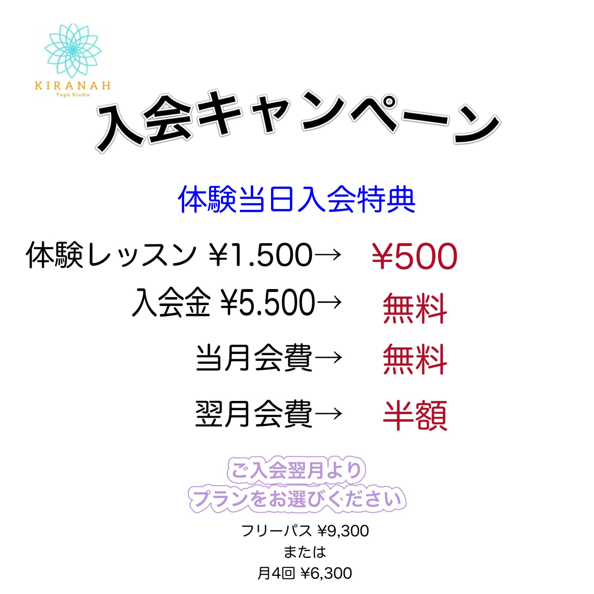 キャンペーン5月末まで！