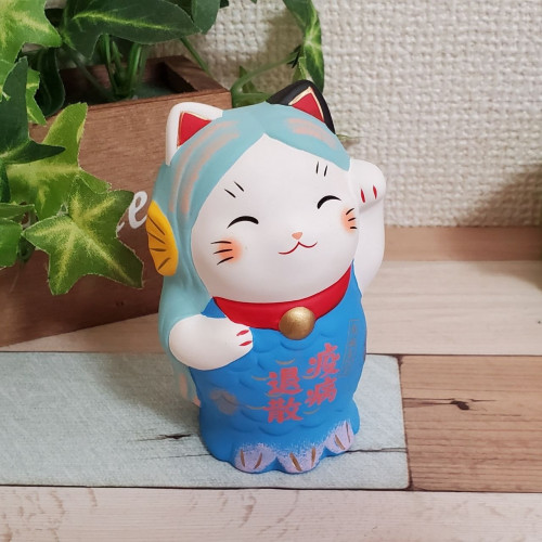 コロナにまけにゃい！可愛くオシャレな招き猫アマビエ登場❕